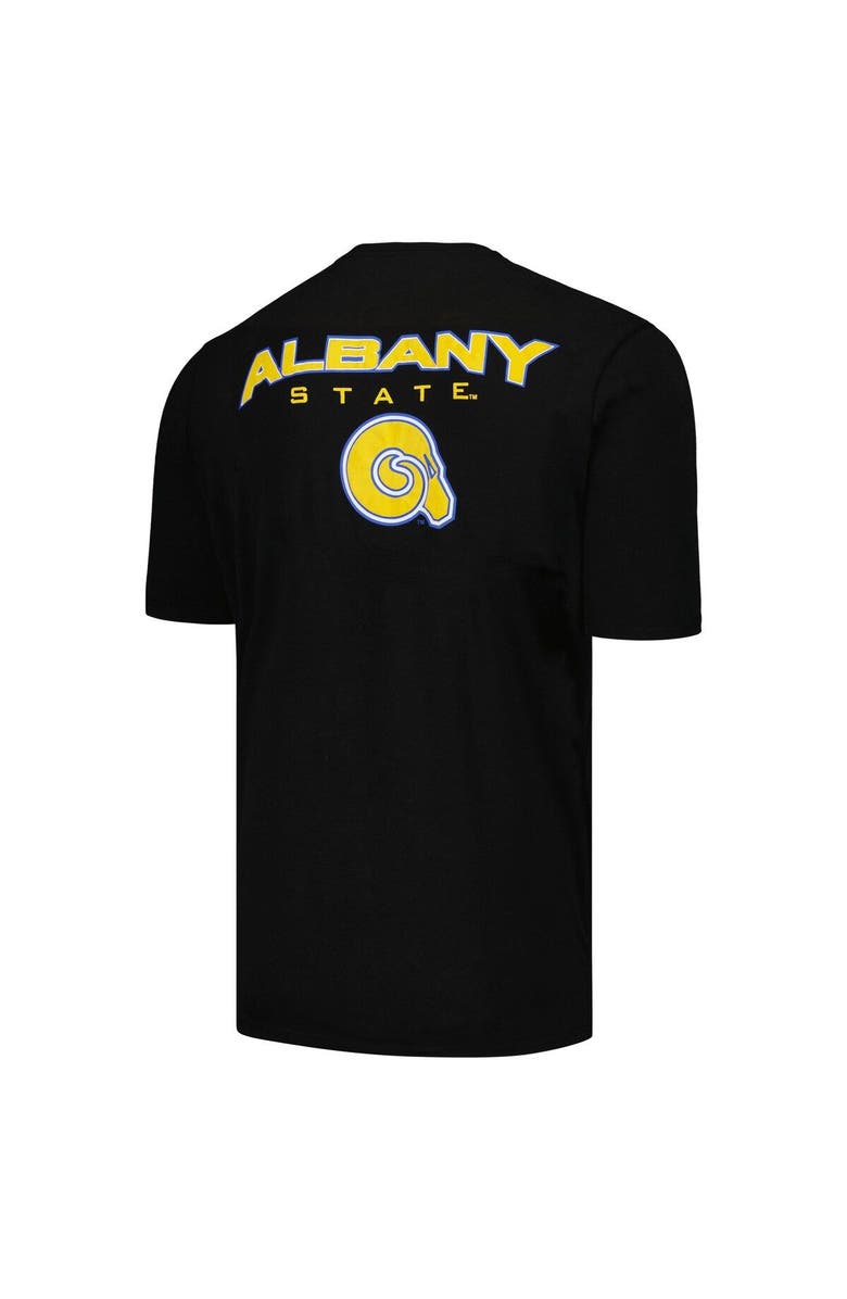FISLL Men's FISLL Black Albany State Golden Rams Applique T-Shirt, Alternate, color, Black