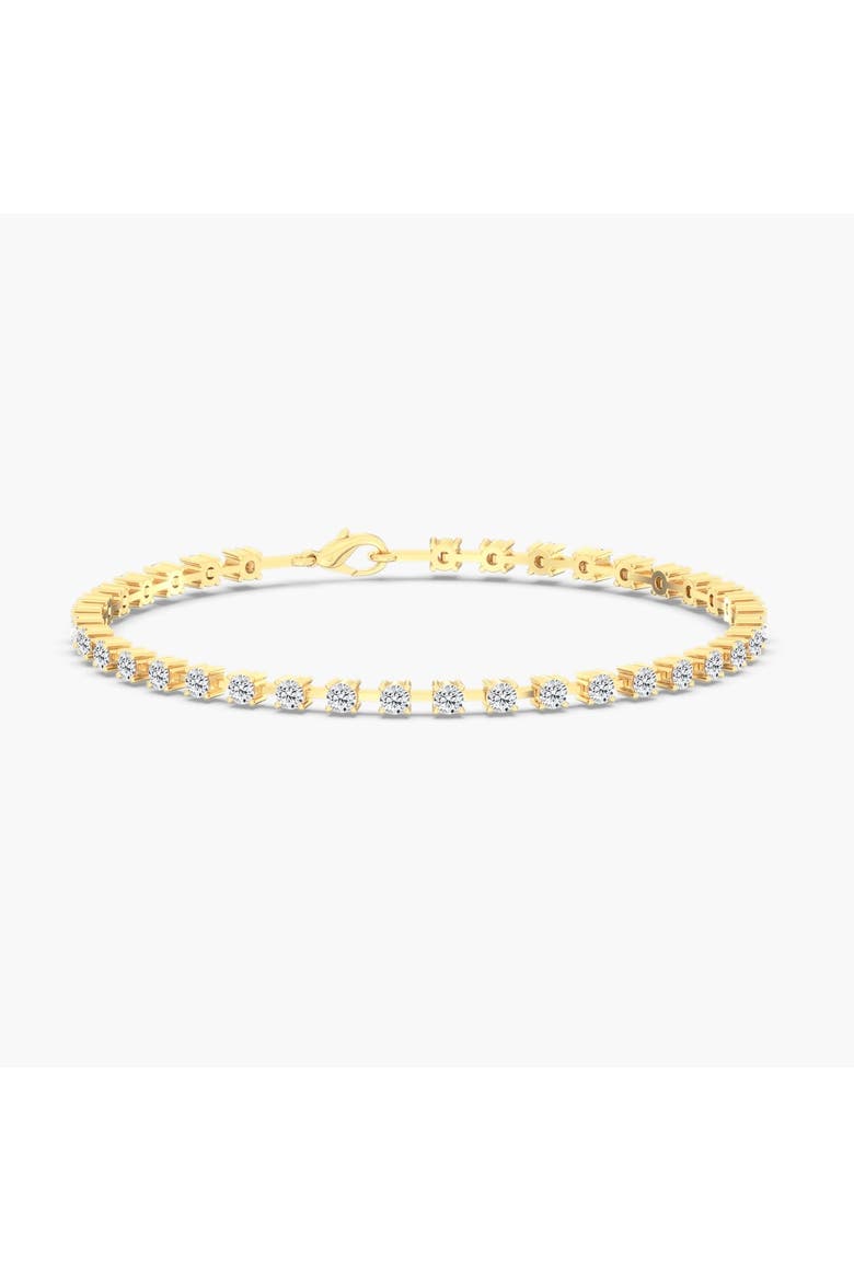 Mini Orbit Tennis Bracelet Lab Diamond in 14K Gold, Main, color, Yellow Gold