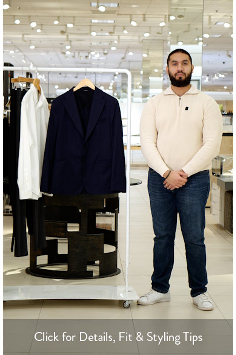Samuel Solid Stretch Wool Sport Coat video