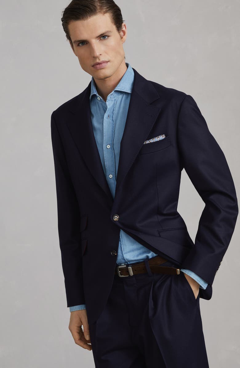 Brunello Cucinelli Deconstructed Cavallo blazer, Alternate, color, 