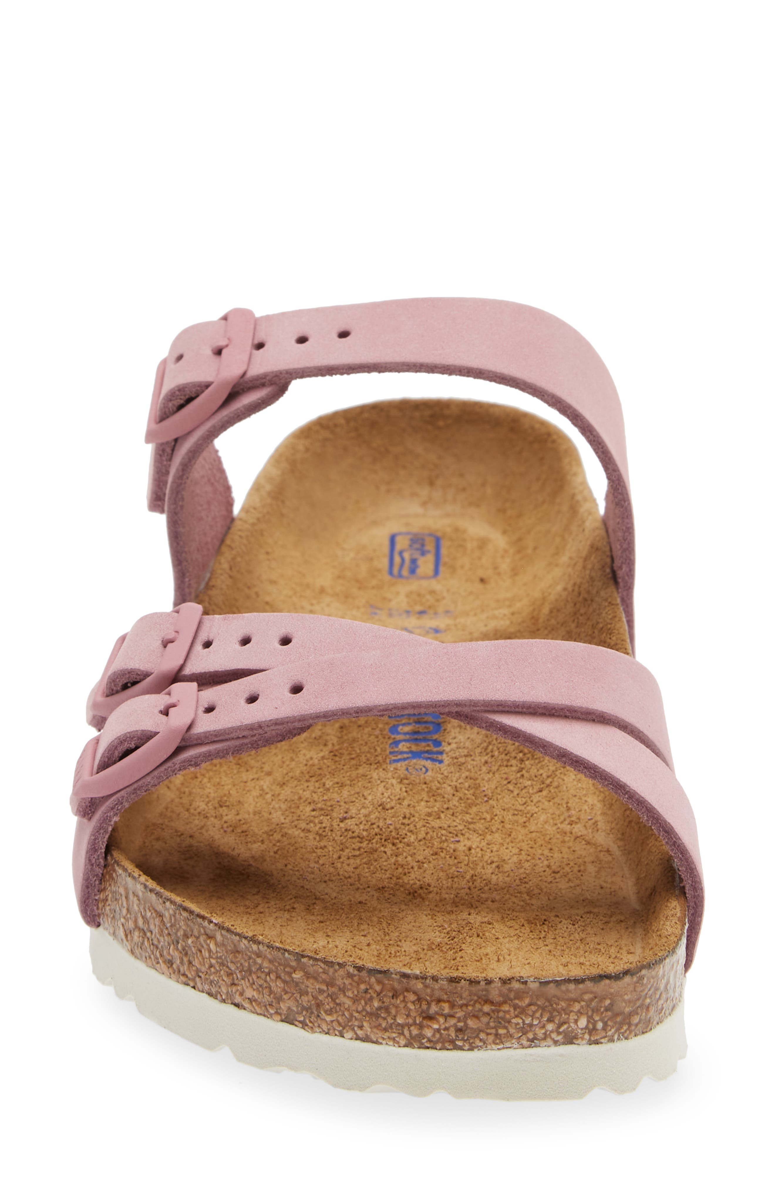 Franca Slide Sandal, Alternate, color, ORCHID NUBUCK