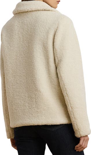 LAUREN BY RALPH LAUREN  ダブル テディコート Lauren Ralph Lauren Double Breasted Teddy Faux Fur Coat
