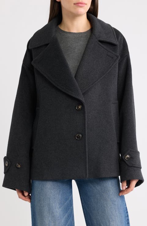 Single Breasted Crop Coat
