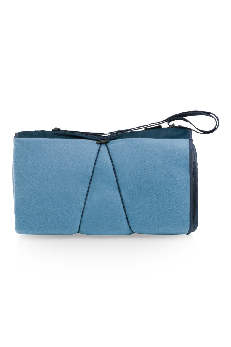 X-Large Outdoor Picnic Blanket Tote Bag, Alternate, color, BLUE