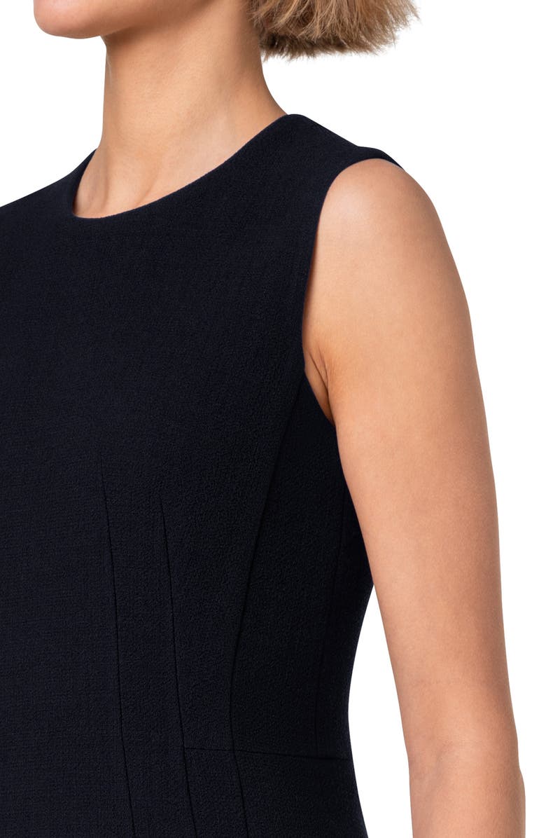 Akris Wool Double Face Crepe Sheath Dress, Alternate, color,