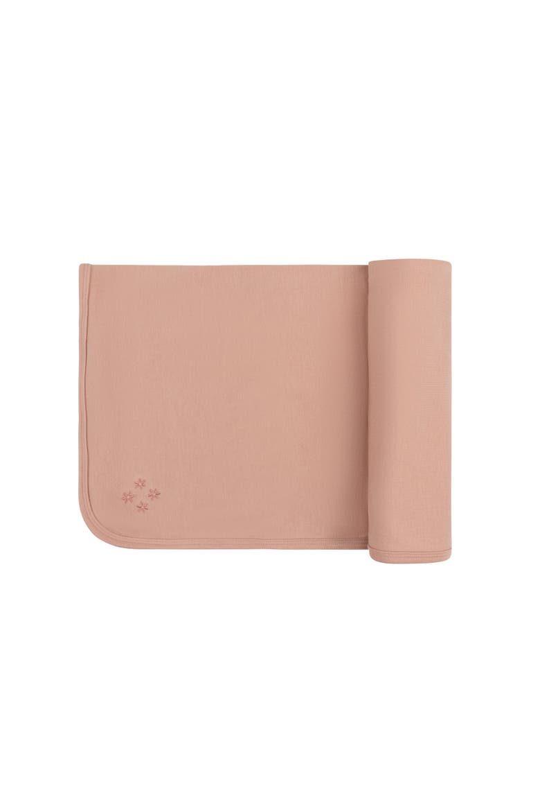 Velour Embroidered Floral Collection - Blanket, Main, color, Pink
