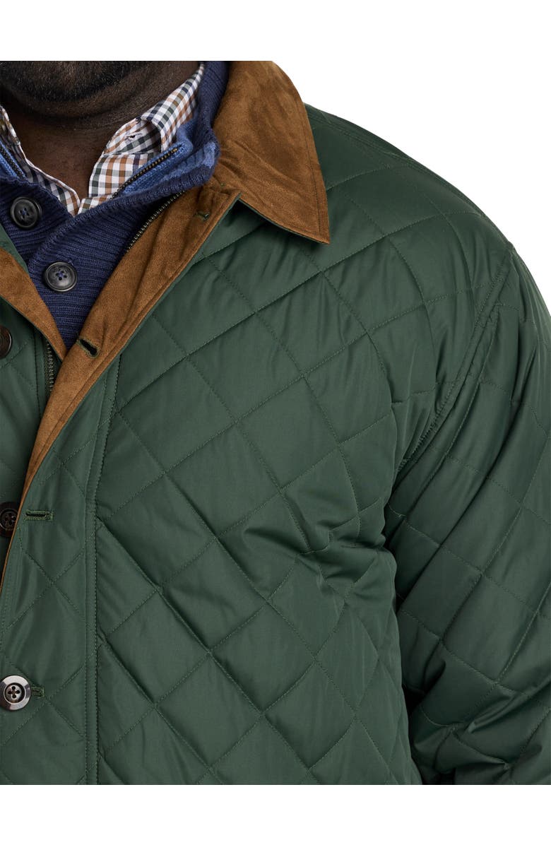 Oak Hill by DXL Quilted Walking Coat, Alternate, color, 