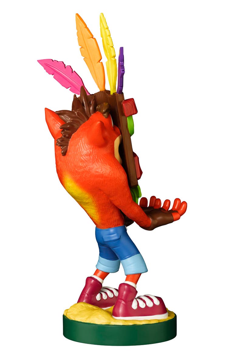 Exquisite Gaming Cable Guy Phone/Controller Holder Crash Bandicoot, Crash Aku Aku, Alternate, color, Multicolored