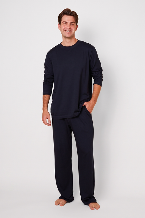 Pima Jersey Pullover Pajama Set
