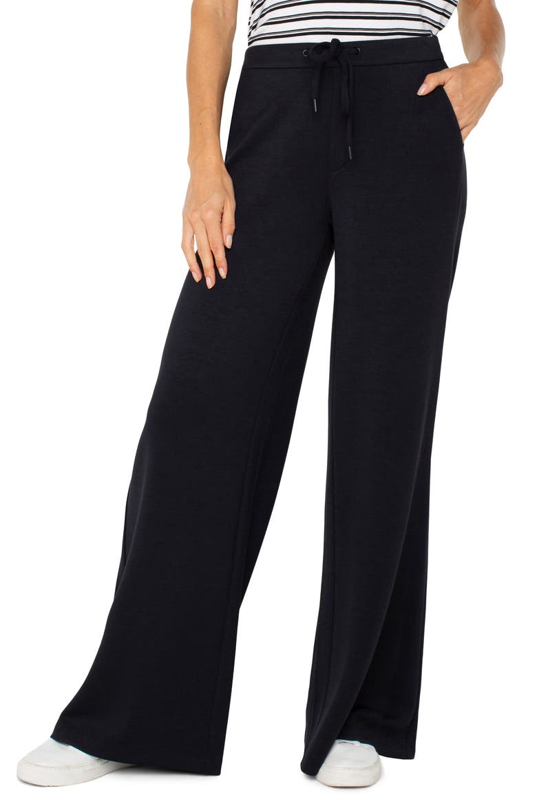 Wide Leg Sweatpants, Alternate, color, BLACK