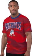 STARTER Men's Starter Red New England Patriots Thursday Night Gridiron Classics Vintage Logo T-Shirt