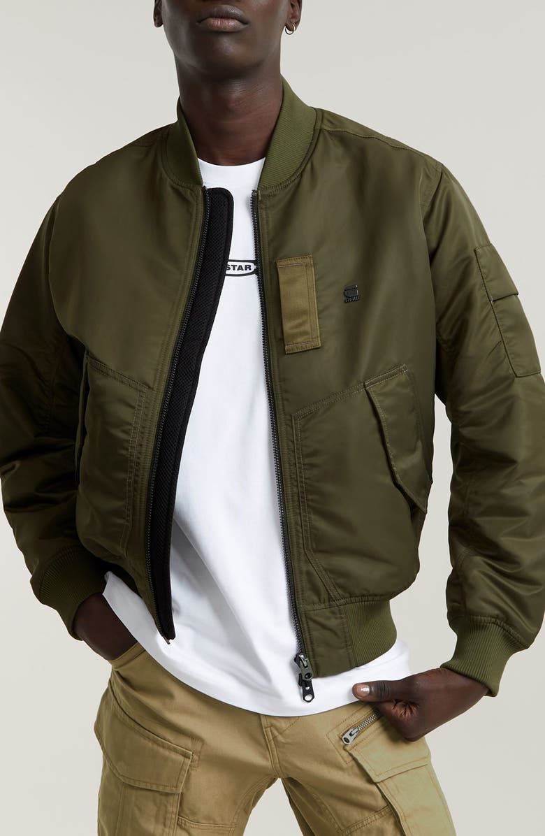 G-STAR Flight GA-1 Insulated Bomber Jacket, Main, color, 