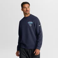 Nike Men's Nike Navy Tennessee Titans Primetime Club Fleece Pullover Sweatshirt