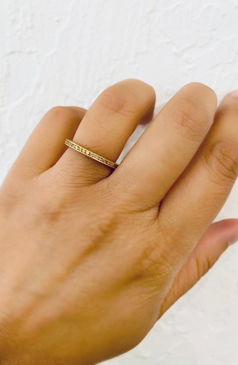 Sethi Couture Channel Set Yellow Diamond Band Ring, Alternate, color, 