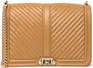 Rebecca Minkoff Chevron Quilted Leather Jumbo Love Crossbody