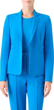 Akris punto One-Button Jersey Blazer