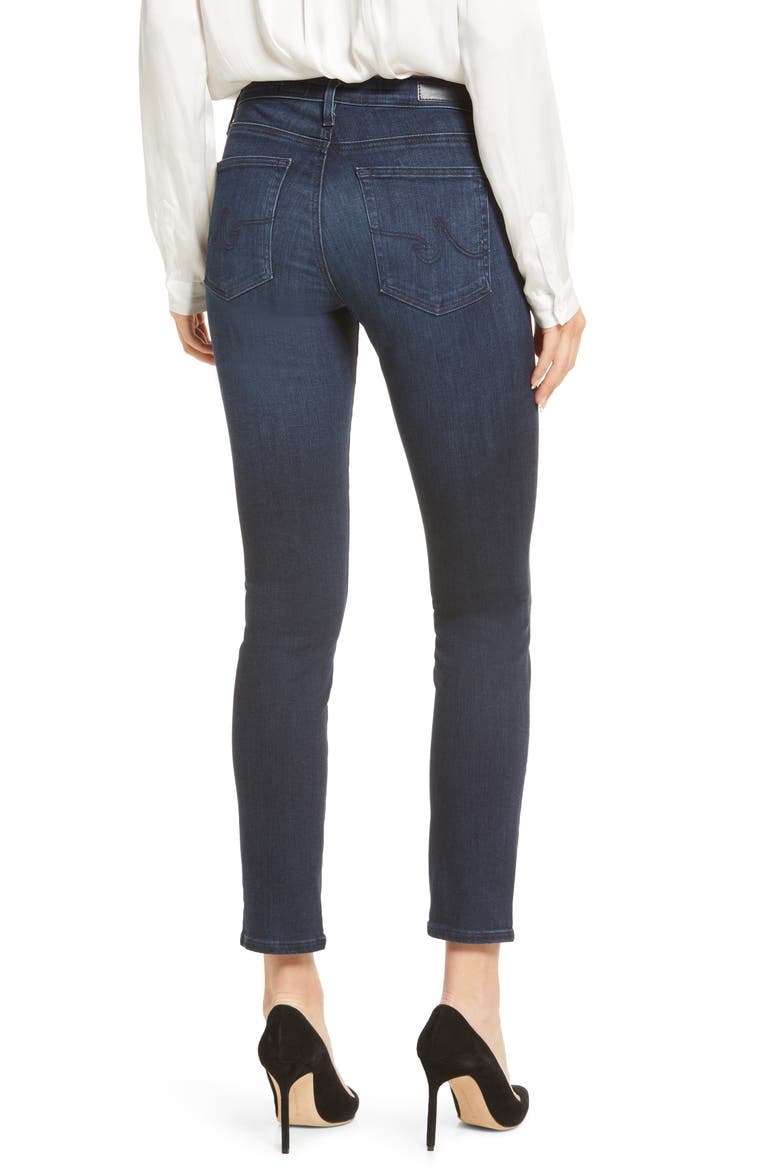 The Prima Mid Rise Stretch Ankle Cigarette Jeans, Alternate, color, HARMONY