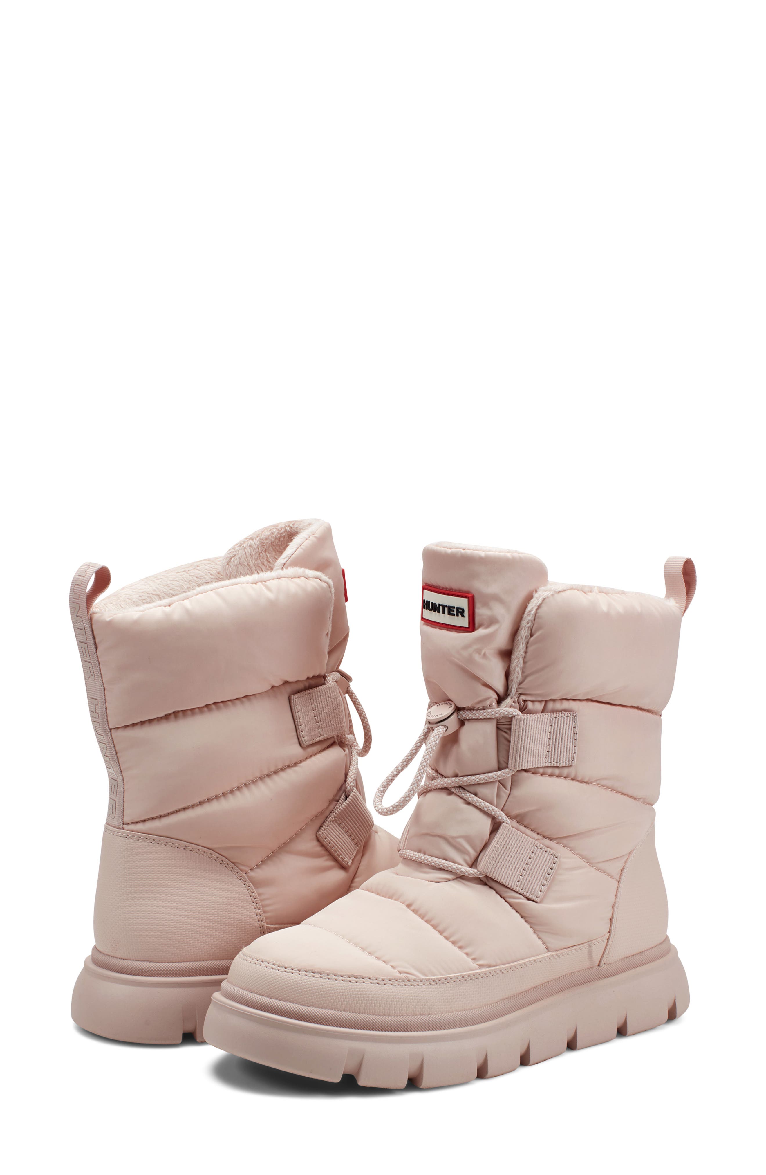 Moon Quilted Snow Boot, Alternate, color, NATURAL