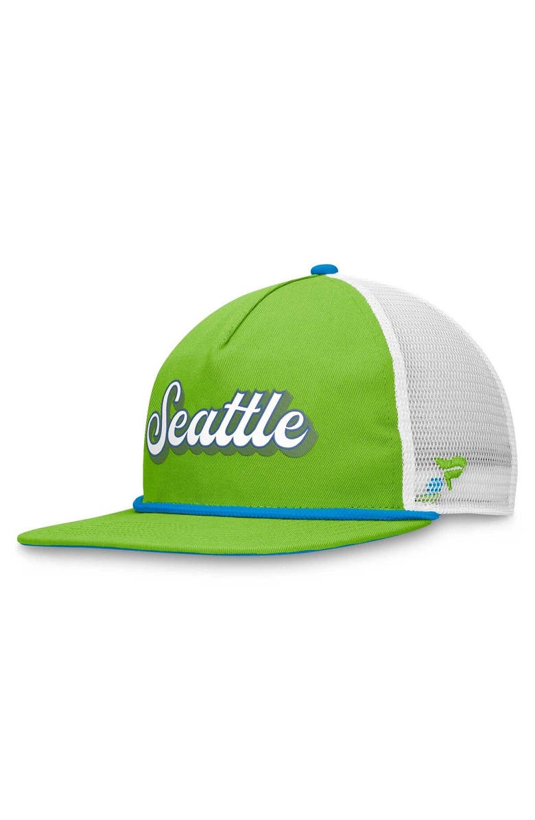FANATICS Men's Fanatics Branded Green/White Seattle Sounders FC True Classic Golf Snapback Hat, Alternate, color, 