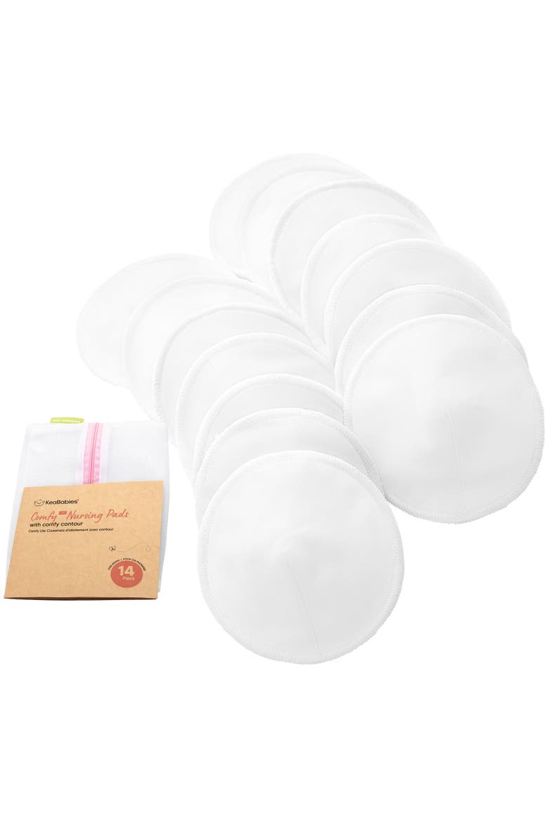 14-Pack Comfy Lite Nursing Pads, Main, color, Soft White