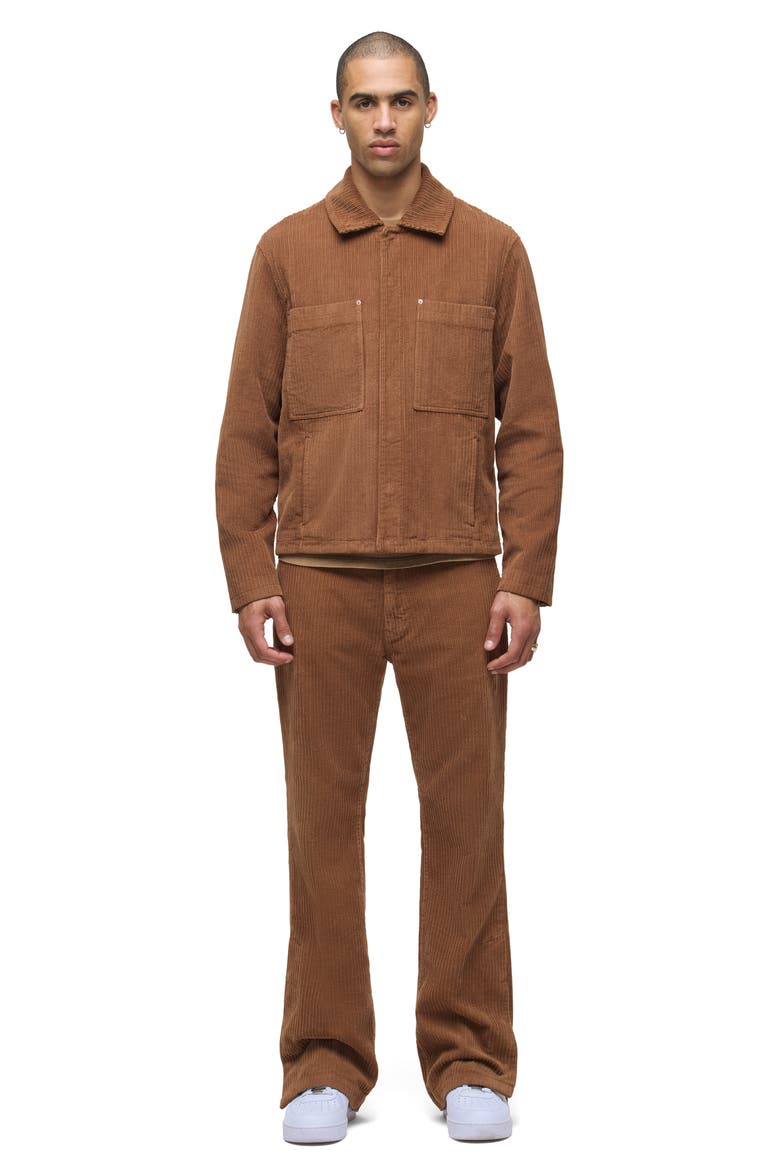 Worker Corduroy Shirt Jacket, Alternate, color, TOFFEE