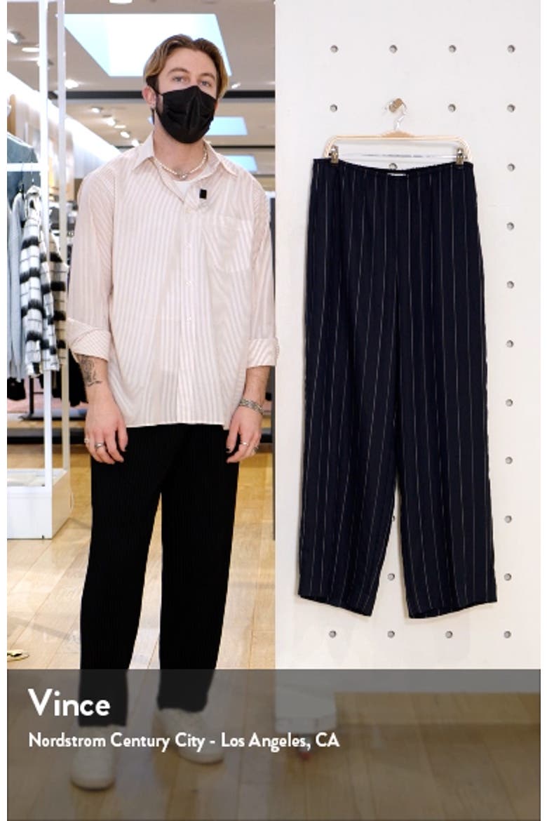 Stripe Wide Leg Pants video