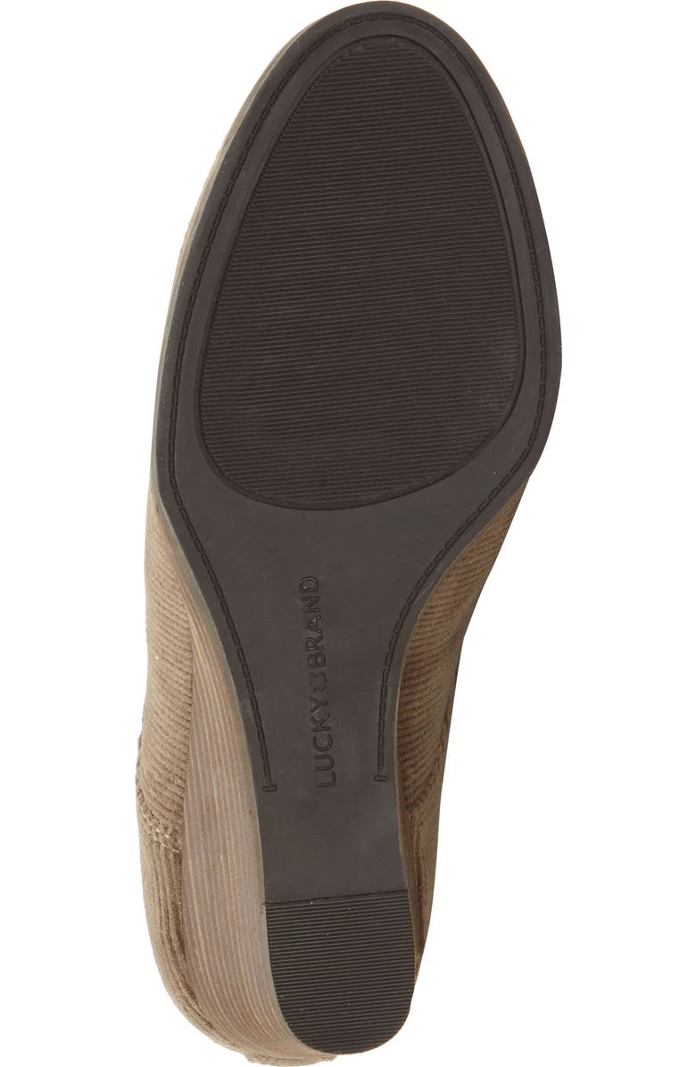 Lucky Brand Shijo Bootie, Alternate, color, Antique Green Fabric