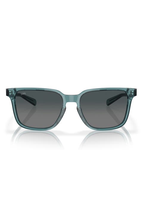 Kailano 53mm Polarized Gradient Square Sunglasses