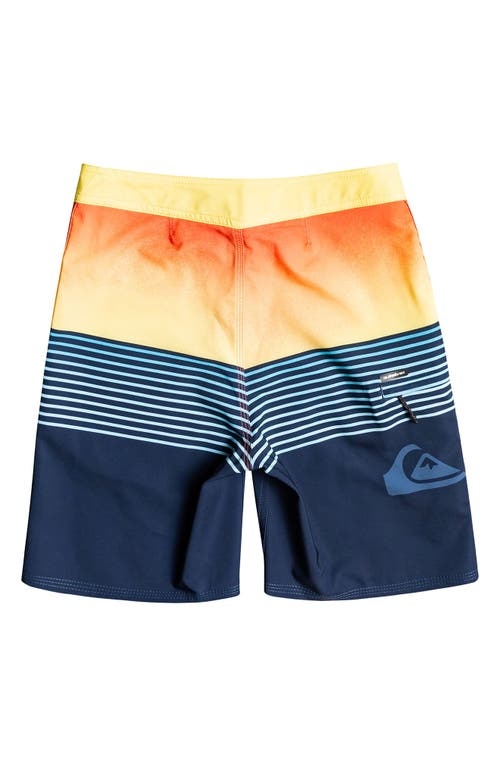 Quiksilver Kids' Surfsilk Ombré Board Shorts In Blue