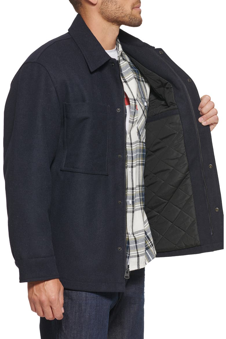Levi’s® Modern Shirt Jacket, Alternate, color, NAVY