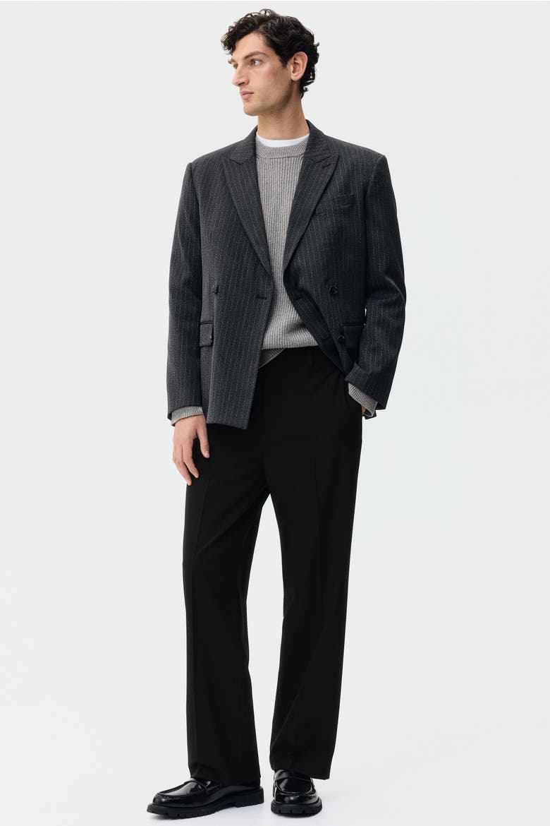Relaxed Fit Trousers, Main, color, Black