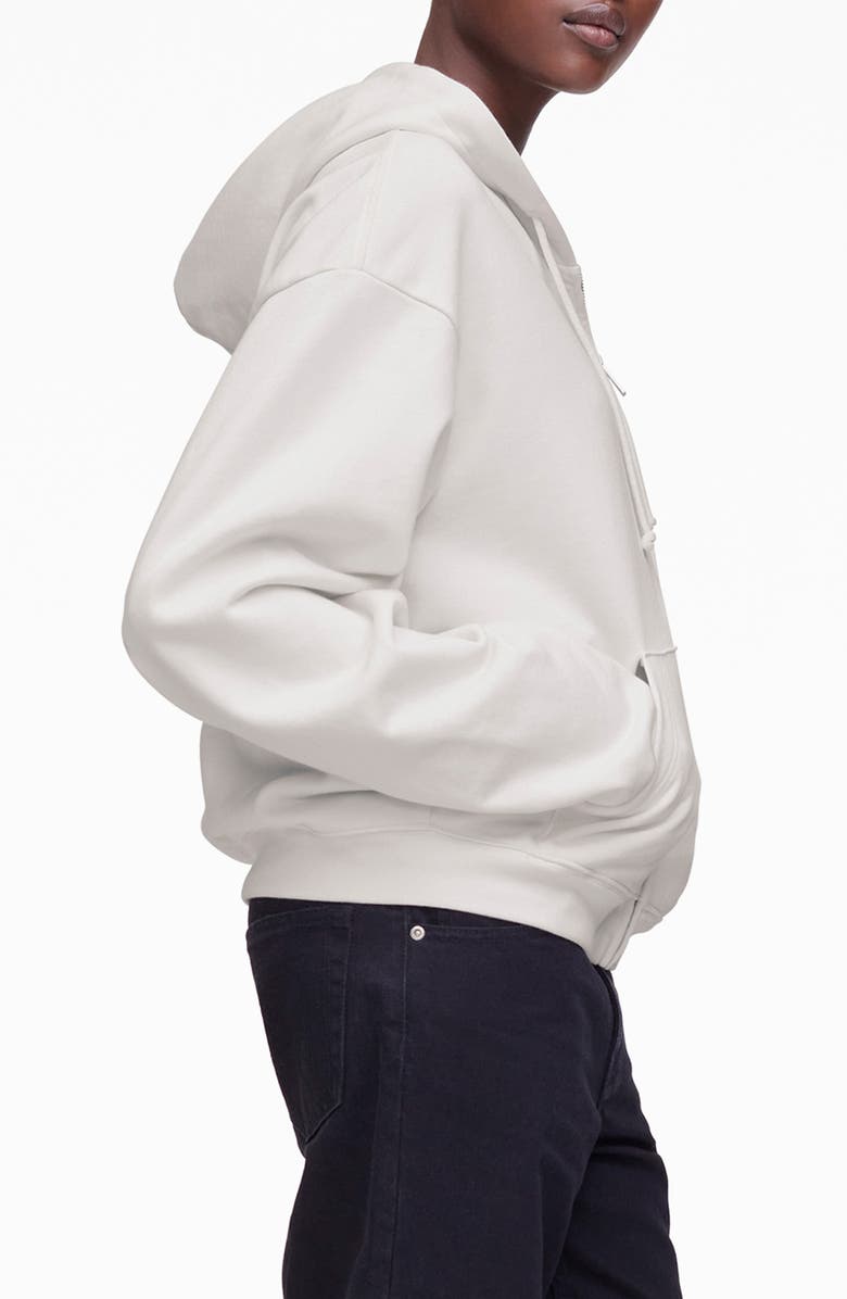 Marc Jacobs Patchwork Dice Zip Hoodie, Alternate, color, White Multi