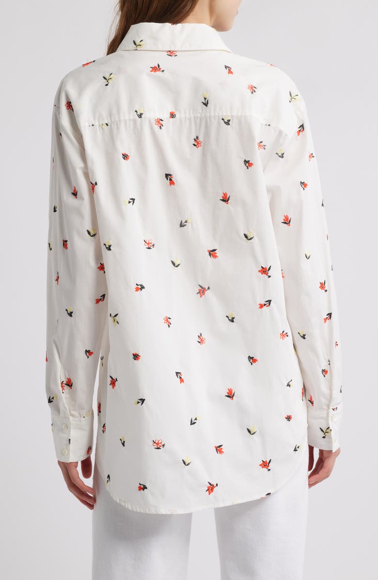 Solid & Striped The Obert Embroidered Shirt, Alternate, color, Brule