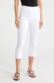 FRAME Jetset Weekend Pull-On High Waist Capri Jeans