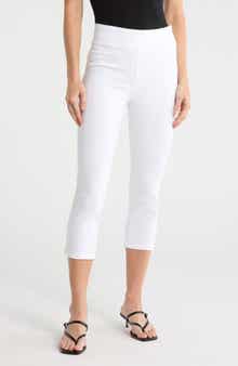 FRAME Jetset Weekend Pull-On High Waist Capri Jeans