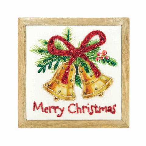 Embellished Bells Shelf Sitter Block