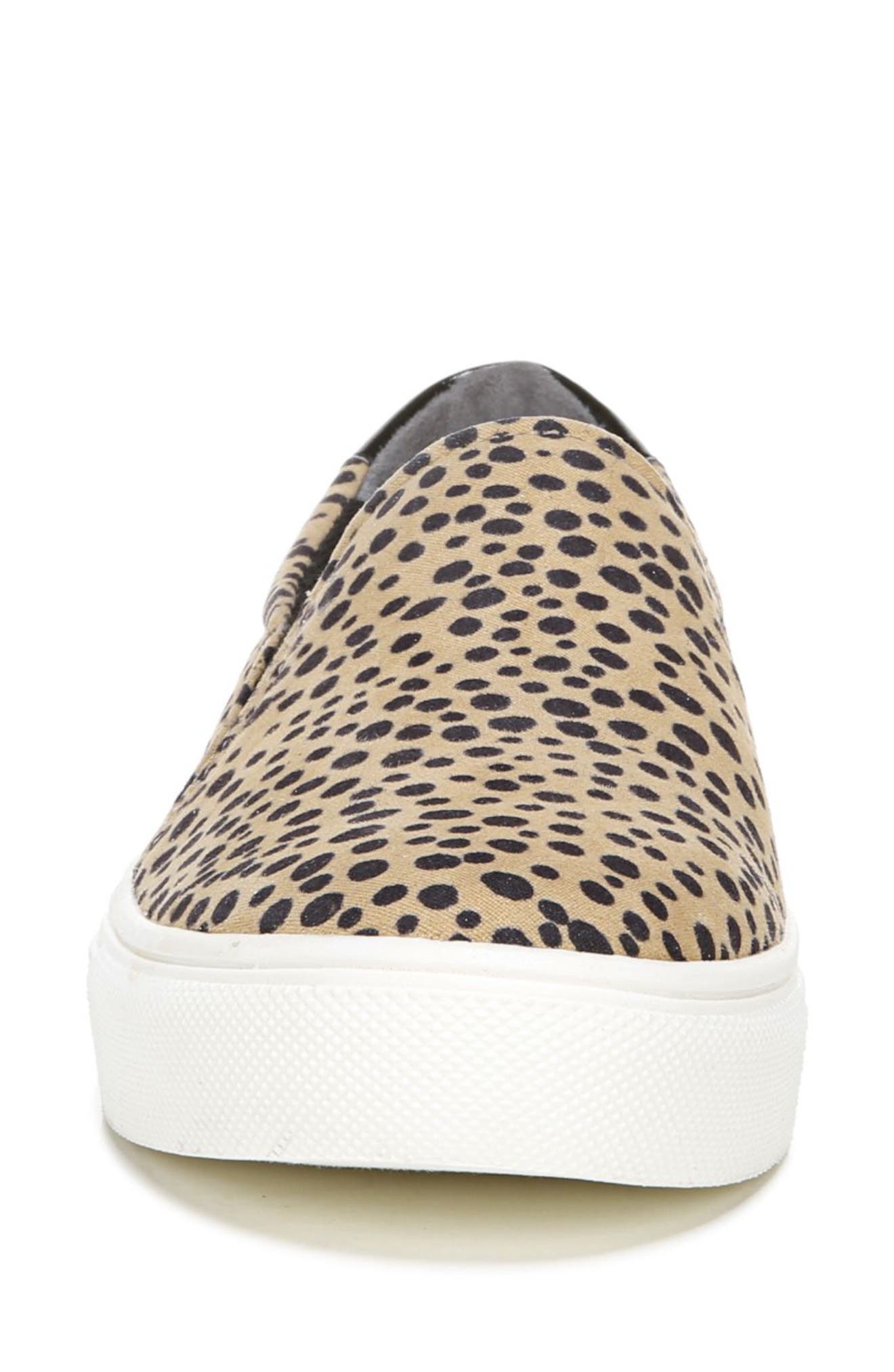 Nova Slip-On Sneaker, Alternate, color, TAN/ BLACK SPOTTED FABRIC