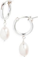 Set & Stones Adelle Keshi Pearl Hoop Earrings