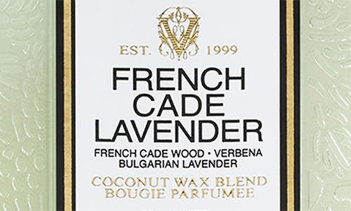 Voluspa French Cade Lavender Three-wick Hearth Candle In Blue