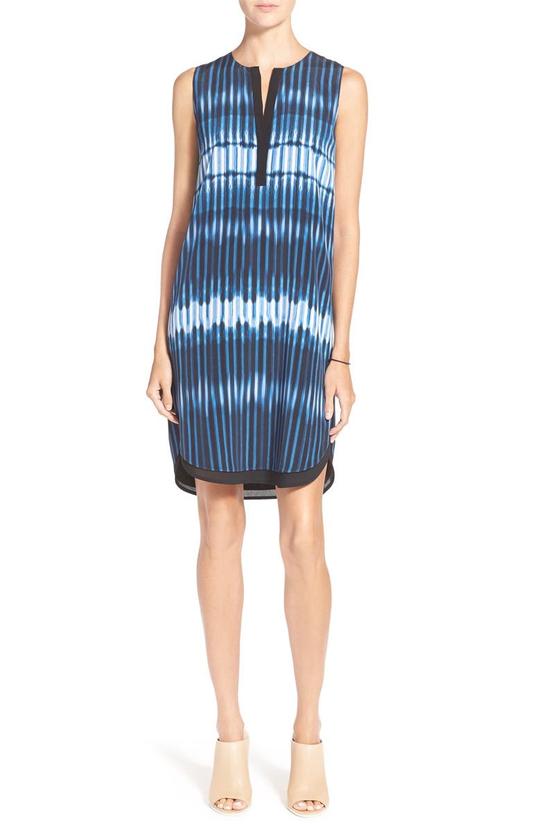 Vince Tie Dye Sleeveless Layer Dress, Main, color, 