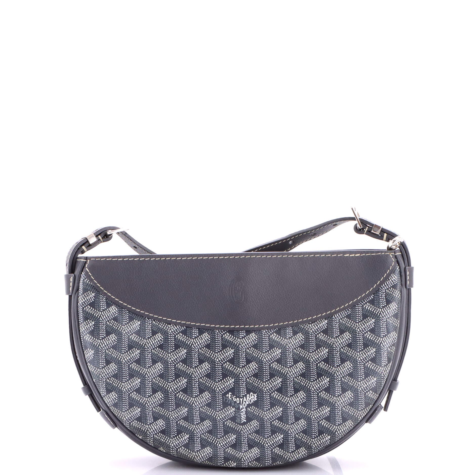 81036096 Hirondelle Shoulder Bag Coated Canvas and Leather, Main, color, 
