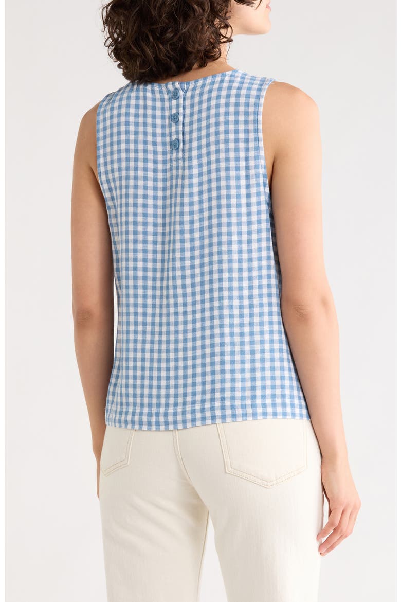 Gingham Shell, Alternate, color, BLUE GINGHAM