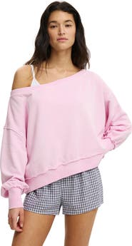Cotton On Women's Off Shoulder Sweatshirt