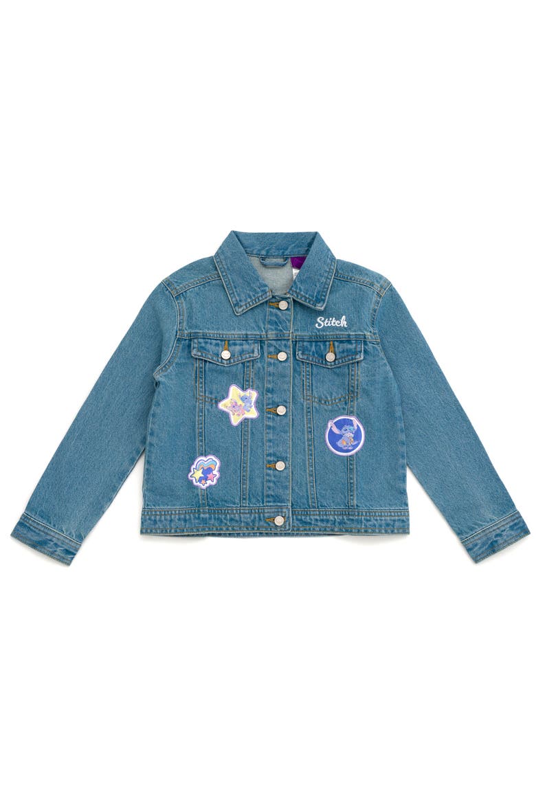 Lilo & Stitch Denim Jacket, Main, color, Stitch Angel Blue