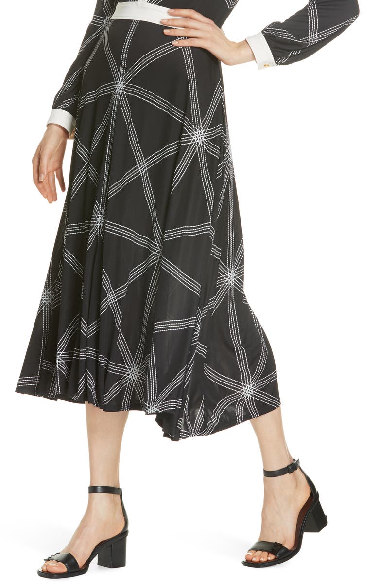 Tory Burch Anja Midi Dress, Alternate, color, 