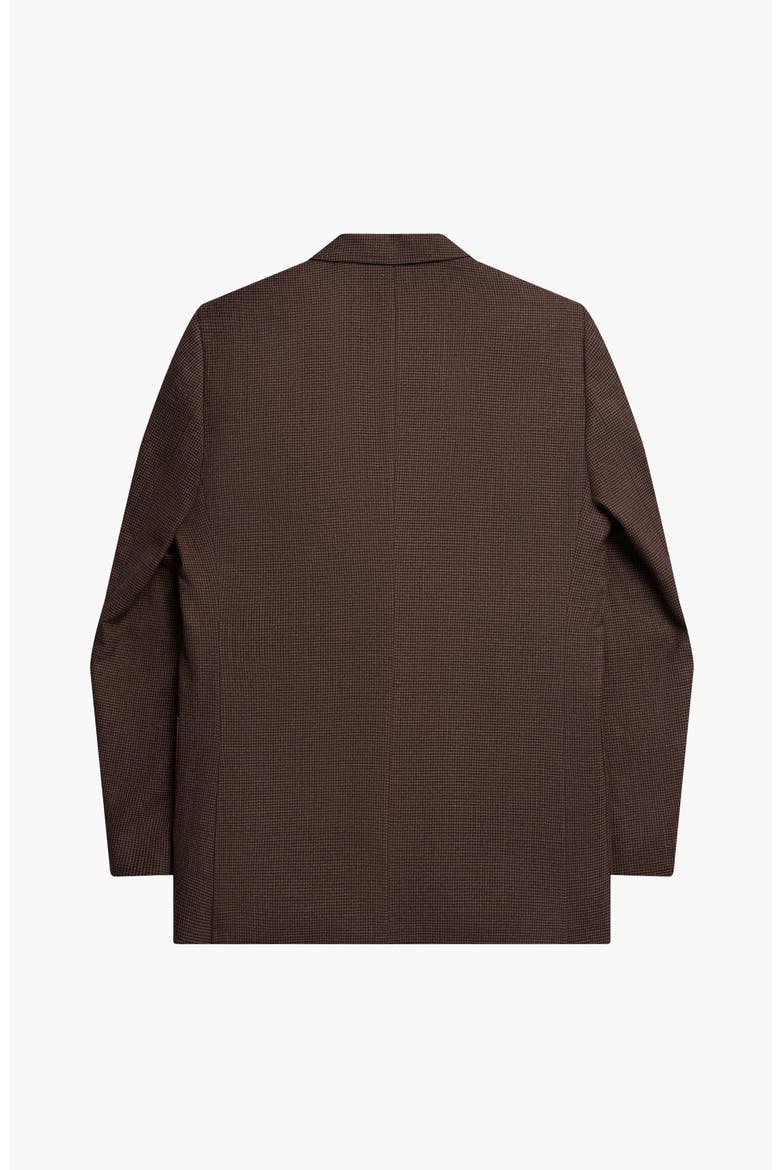 Puppytooth Wool Suit Jacket, Alternate, color, Brown Puppytooth