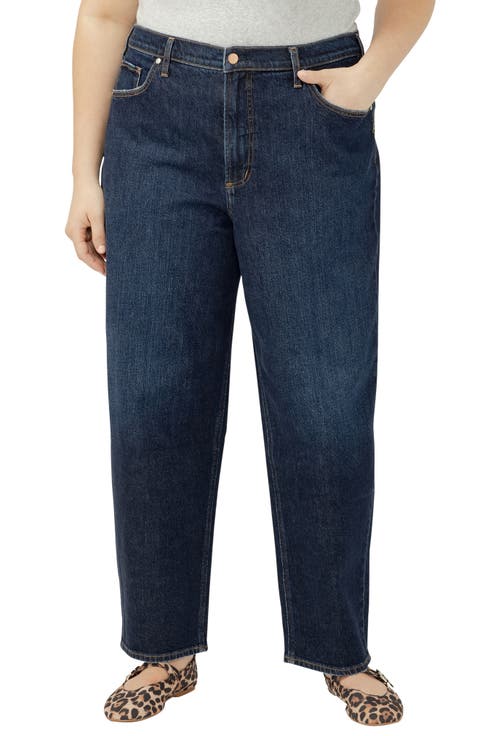 Arc High Waist Slim Barrel Jeans (Woolwich) (Plus)