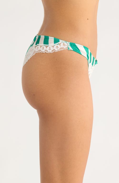 Fleur Du Mal Eve Cheeky Briefs In Multi