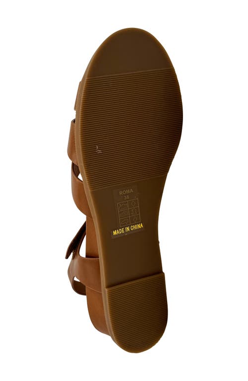 Chelsea Crew Roma Wedge Sandal In Tan Pu