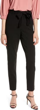 Halogen® Tie Waist Twill Pants